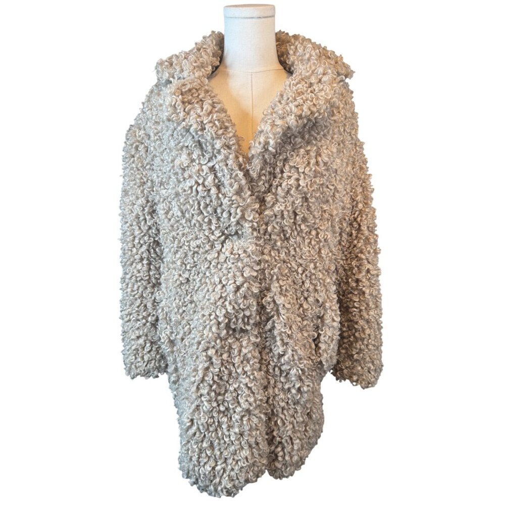 Zara Beige Teddy Coat